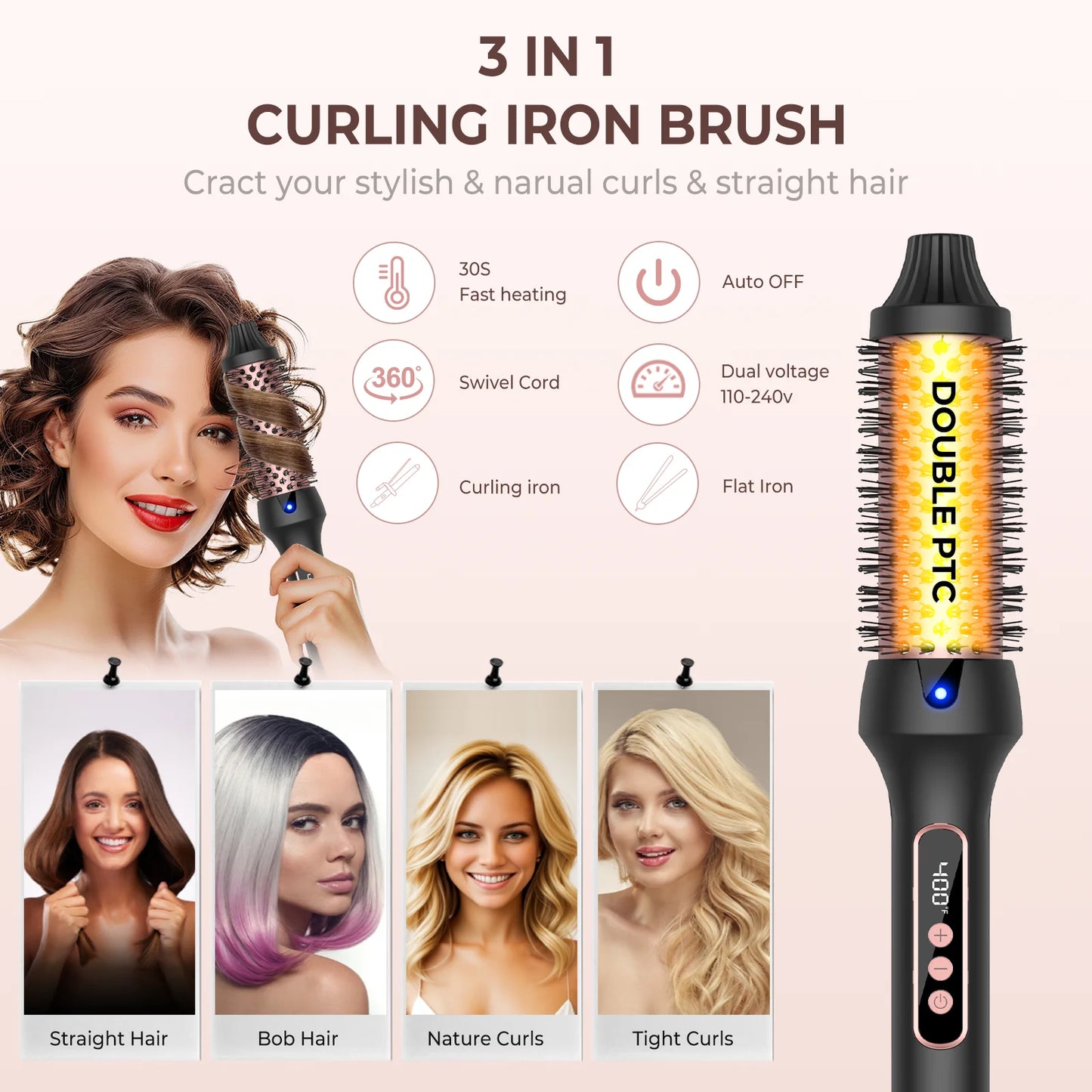 EasyCurl Negative-Ion Hair Styler